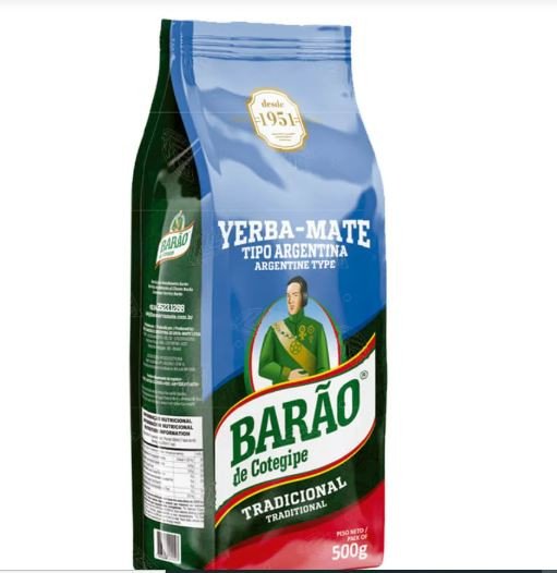 Erva Mate Barão Tipo Argentina 500g