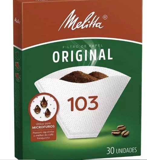 FILTRO PAPEL PARA CAFE MELITTA 103 30UND FILTRO PAPEL PARA CAFE MELITTA 103 30UND