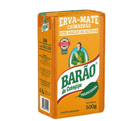 Erva Mate Barão Tradicional a Vácuo 500g