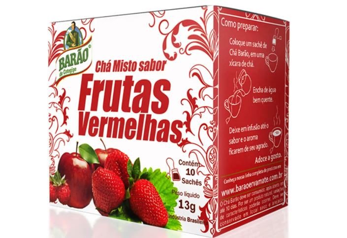 Chá de Frutas Vermelhas Barão 13g