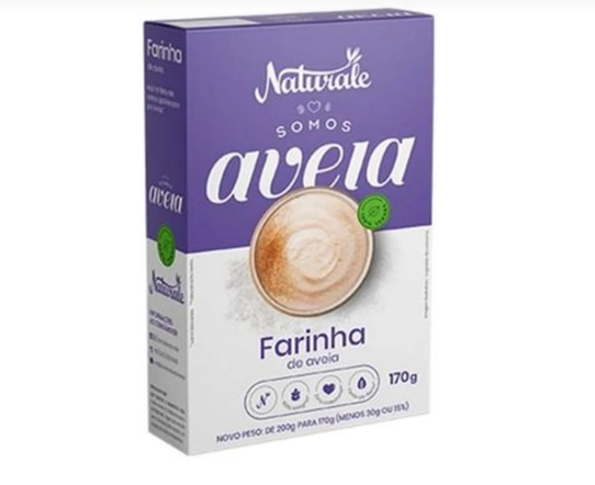 farinha aveia naturale 170g