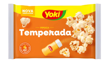 Pipoca Micro-ondas Temperada Yoki 100g