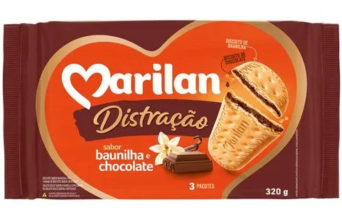 BISC DISTRACAO CHOCOLATE 280G