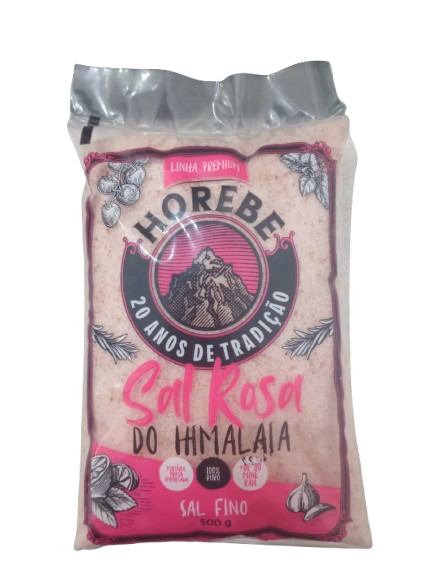 Sal Rosa Do Himalaia Horbe 500g sal fino
