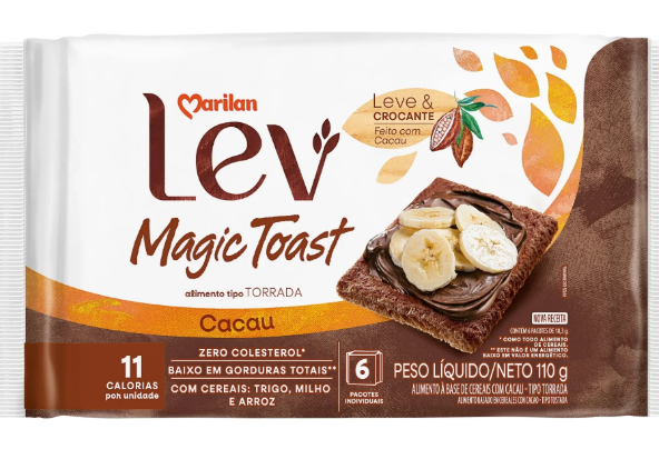 MAGIC TOAST CACAU 110G
