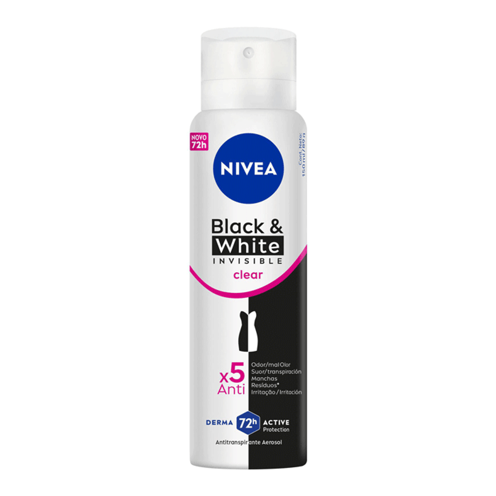DES NIVEA BLACK & WHITE CLEAR 150ml