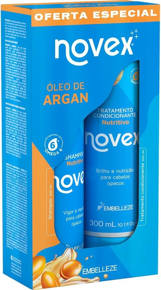 KIT SH+COND NOVEX ARGAN 300ML