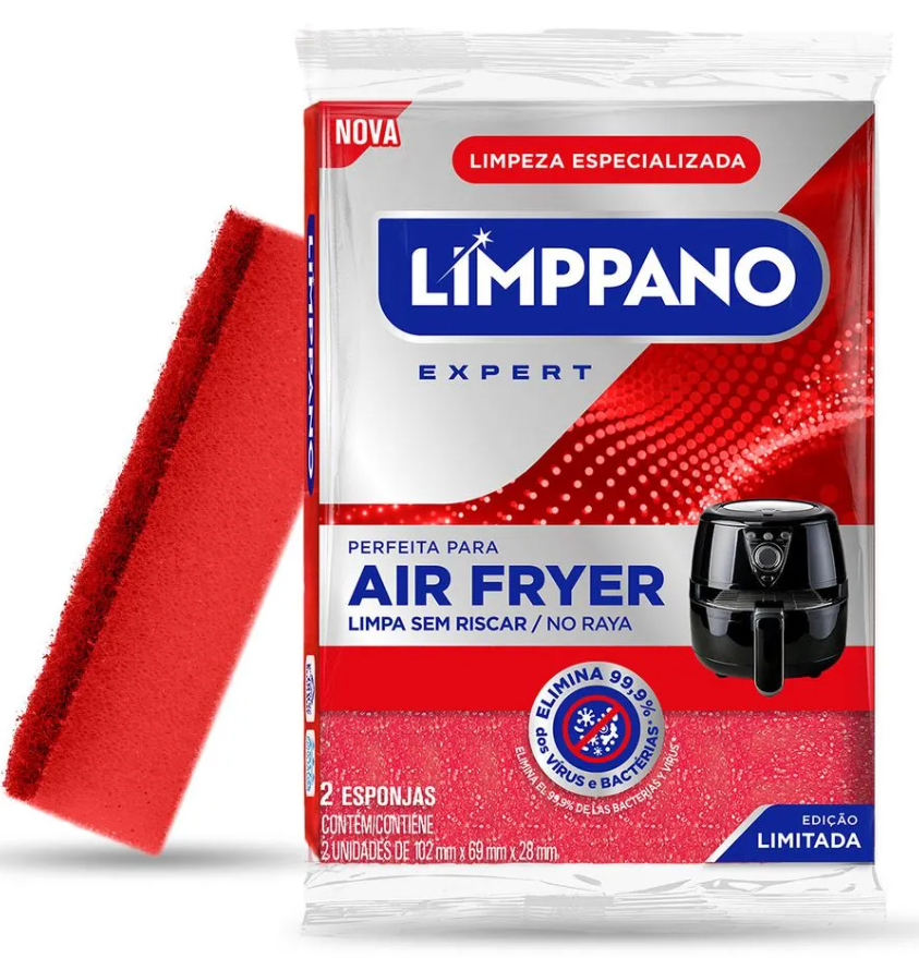 ESPONJA LIMPPANO AIR FRYER C/2UN