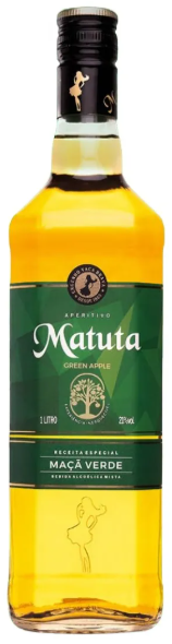 CACHACA MATUTA MACA VERDE 1L