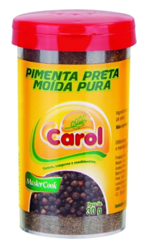 PIMENTA PRETA MOIDA CAROL 30G