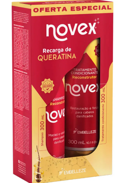 KIT SH+COND NOVEX R QUERATINA 300ML