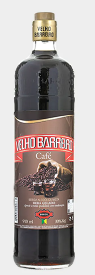 CACHACA VELHO BARREIRO CAFE 910ML