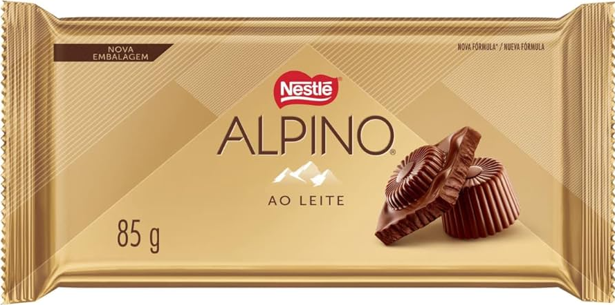 BARRA ALPINO AO LEITE 80G