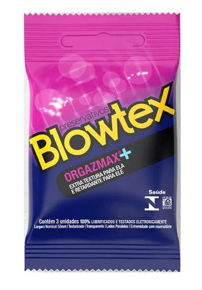 PRESERVATIVO BLOWTEX ORGAZMAX+