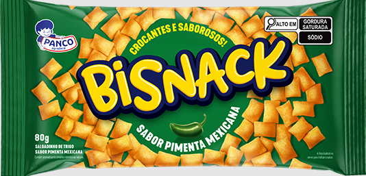 SALG BISNACK PIMENTA MEX 80G