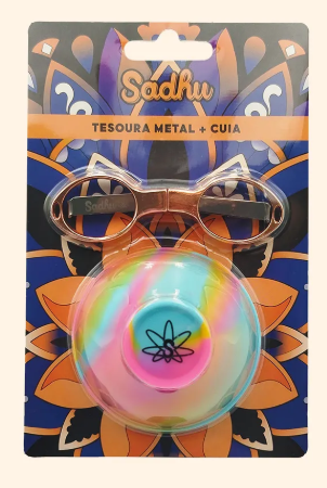 KIT CUIA + TESOURA METAL SADHU