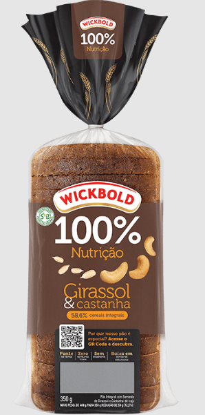 PAO WB GIRASSOL E CASTANHA 350G