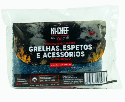 FIBRA LIMPA GRELHA KICHEFF