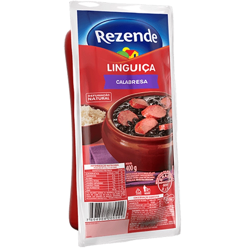 LINGUICA DEFUMADA REZENDE 400G