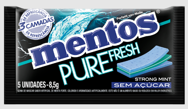 MENTOS PURE FRESH STRONG MINT 8,5g