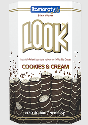 BISC LOOK COOKIES CREAM 55G
