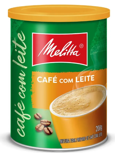 CAFE COM LEITE MELITTA 200G