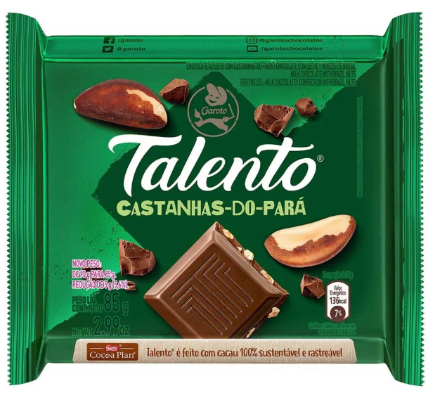 CHOC TALENTO CAST DO PARA 85G