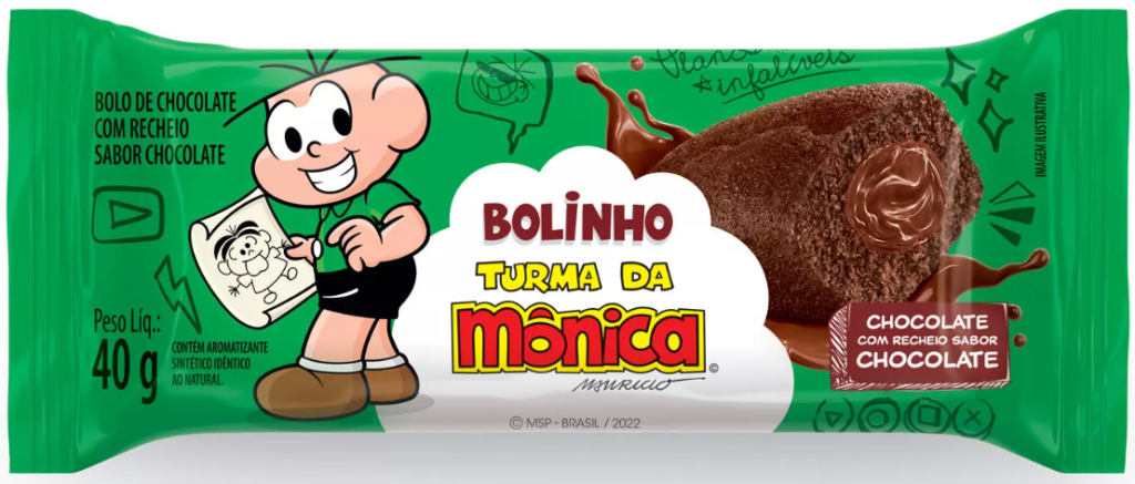 BOLINHO T MONICA CHOCOLATE 40G