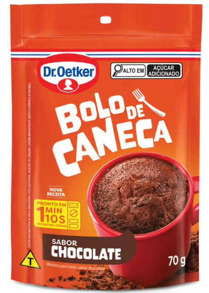 BOLO CANECA CHOCOLATE DR OETKER 70G