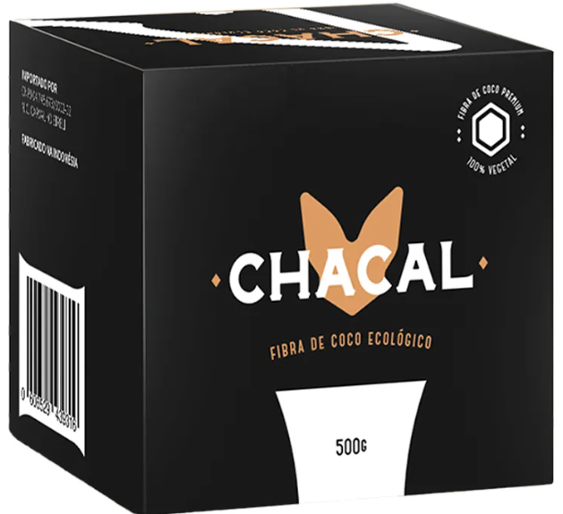 CARVAO DE COCO CHACAL 500G