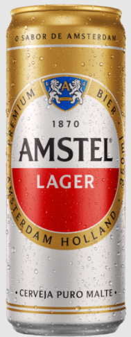 CERVEJA AMSTEL LAGER LT 350ml