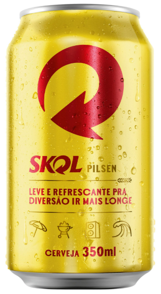 CERVEJA SKOL PILSEN LT 350ml