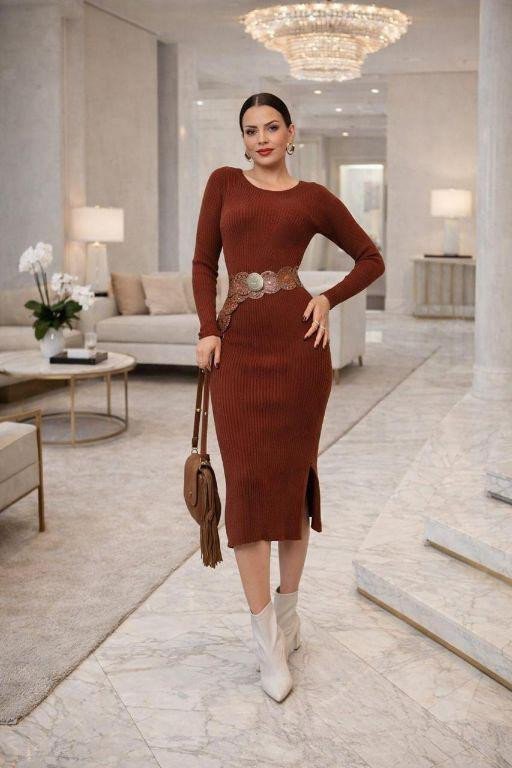 fit1161 Vestido Modal so fuscia