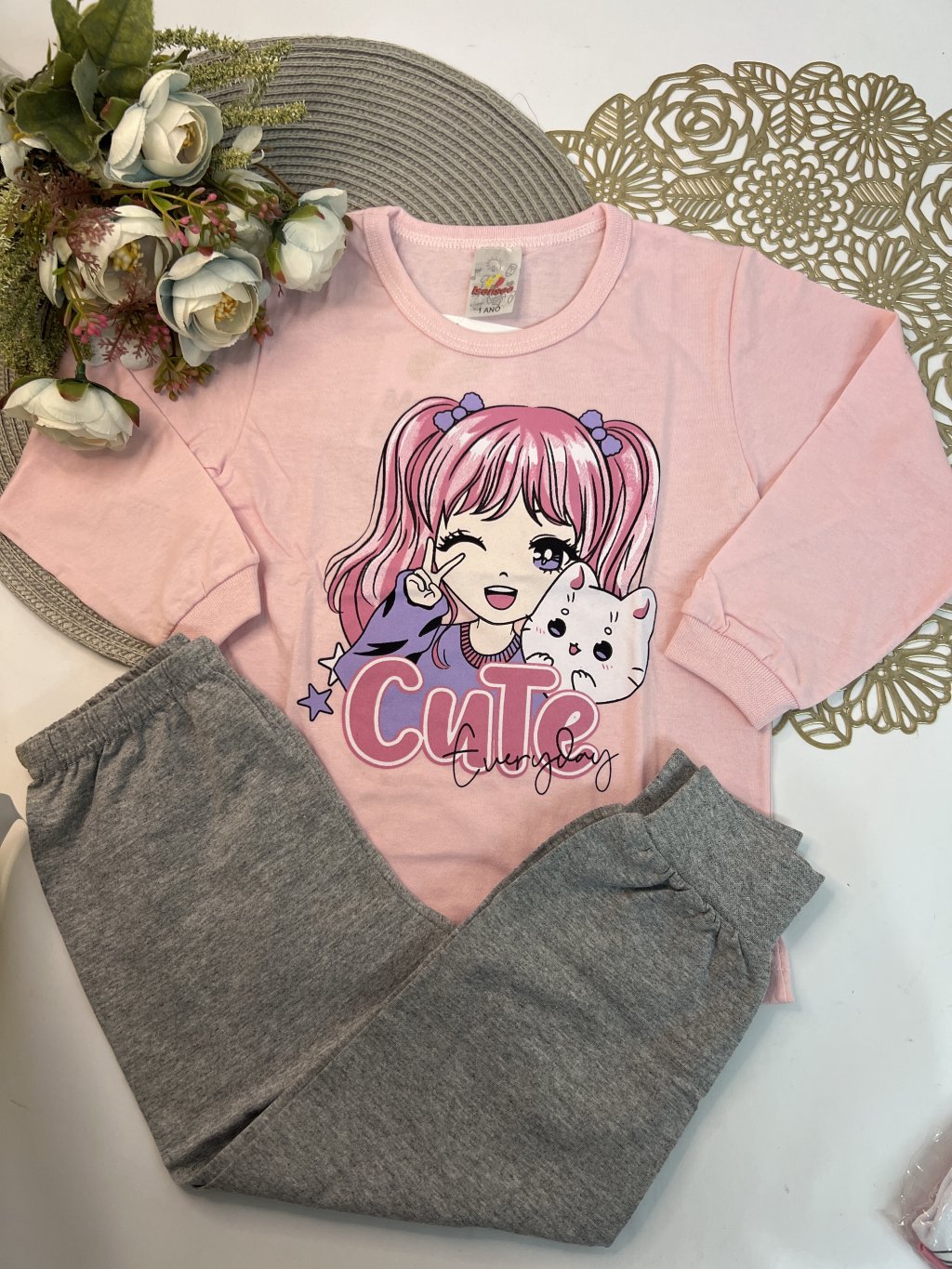 Conjunto pijama 1 ano 