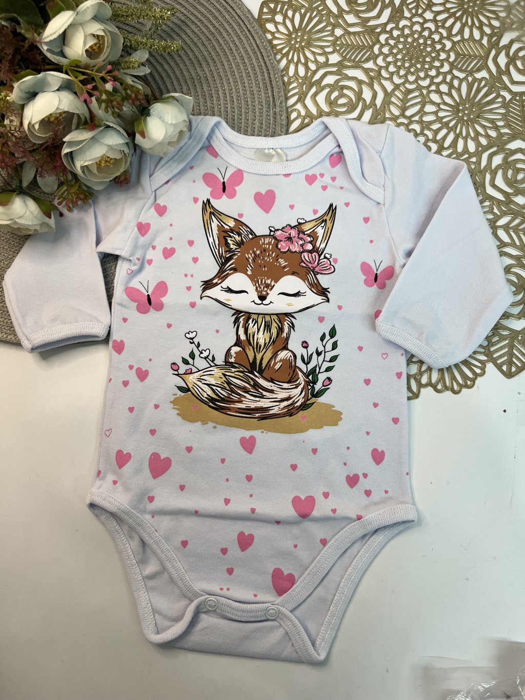 Body manga longa P baby 