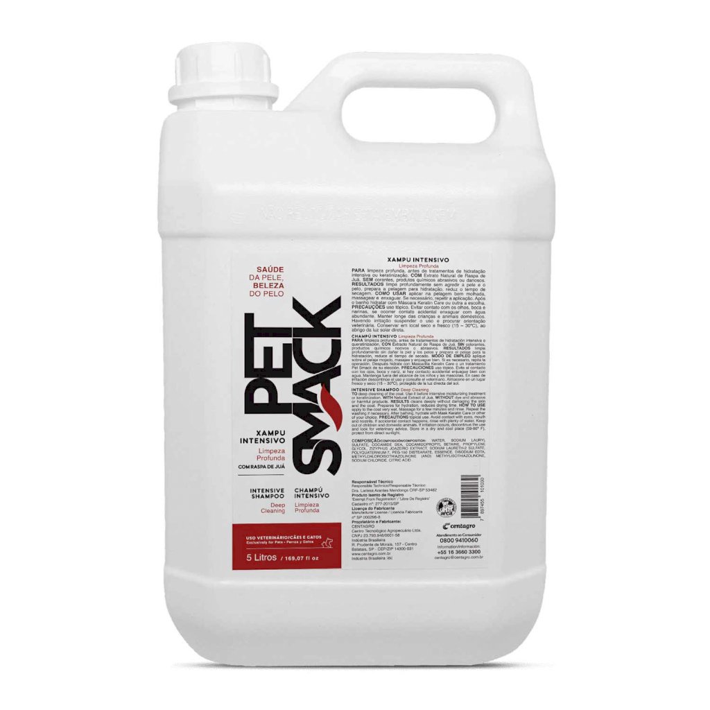 PET SMACK XAMPU INTENSIVO 5 L