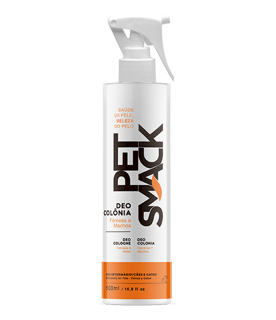 PET SMACK DEO COLONIA FEMEA MACHO 500 ML