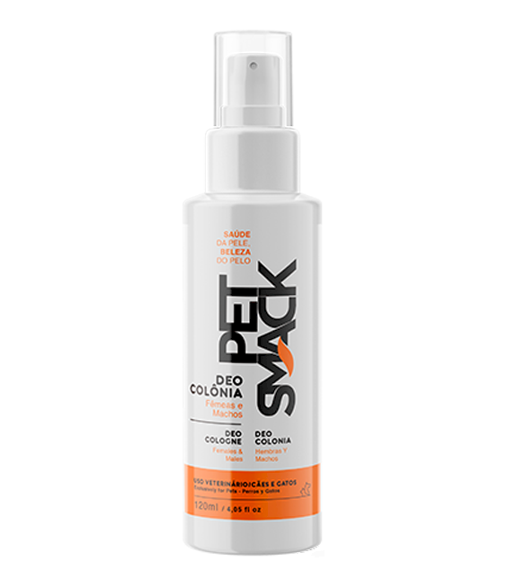 PET SMACK DEO COLONIA FEMEA E MACHO 120 ML