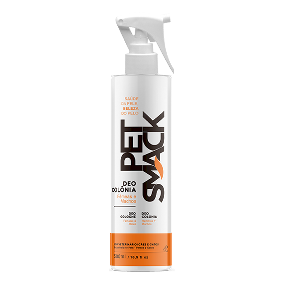 PET SMACK DEO COLONIA FEMEA MACHO 500 ML