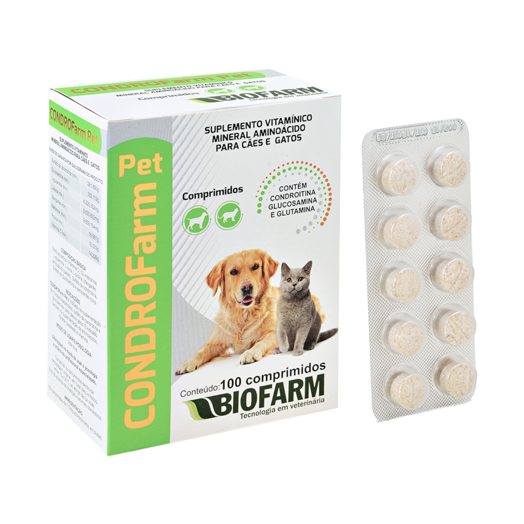 CONDROFARM PET 100 COMPRIMIDOS