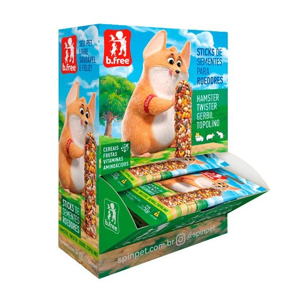 STICK B.FREE SPIN PET - 40G - ROEDORES X 12 UNIDADES
