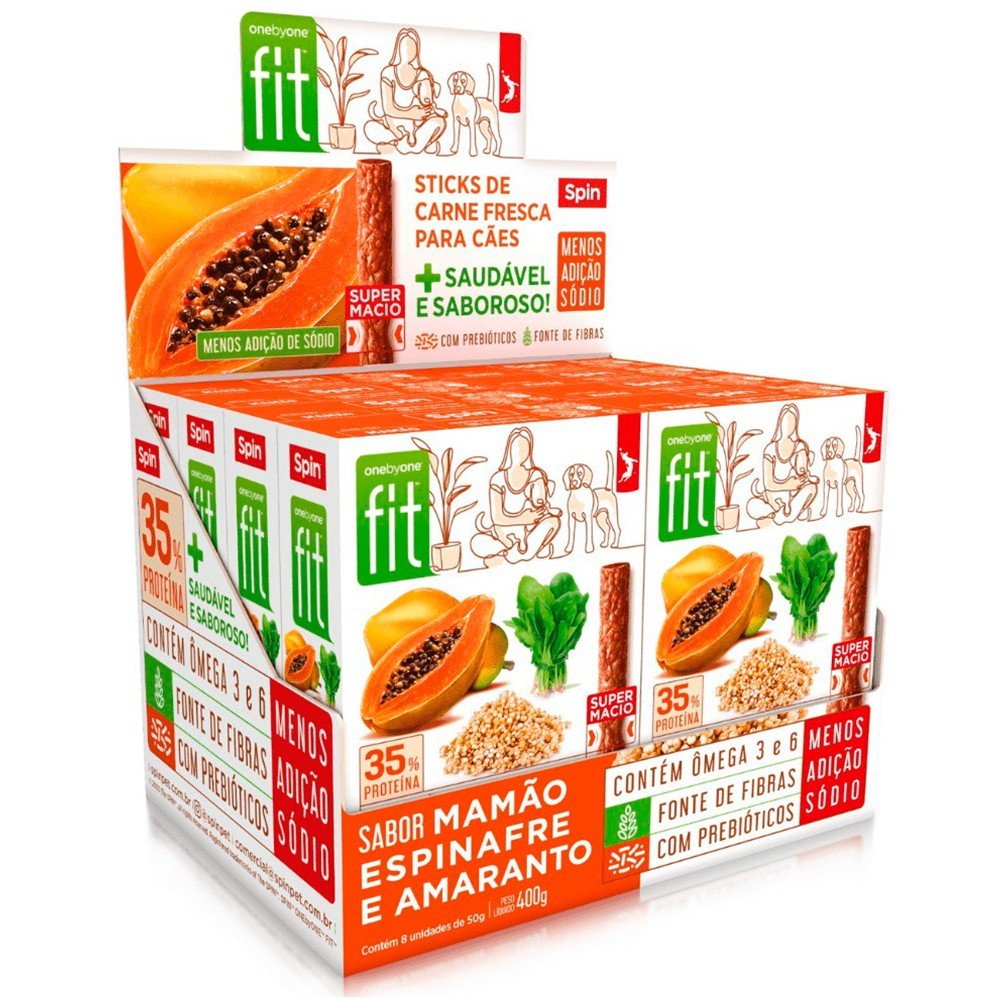 STICK FIT MAMAO+ESPINAFRE+AMARANTO 50G