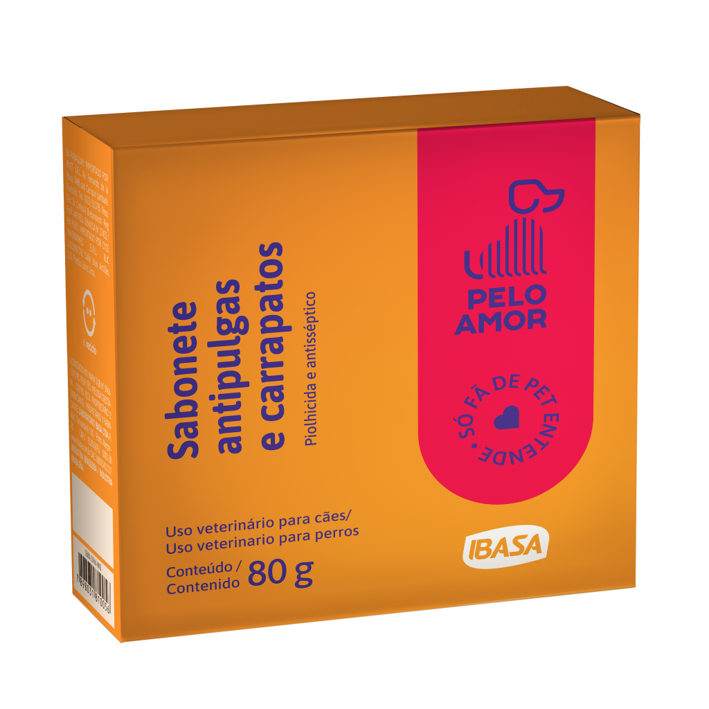SABONETE ANTIPULGAS E CARRAPATOS IBASA 80 G