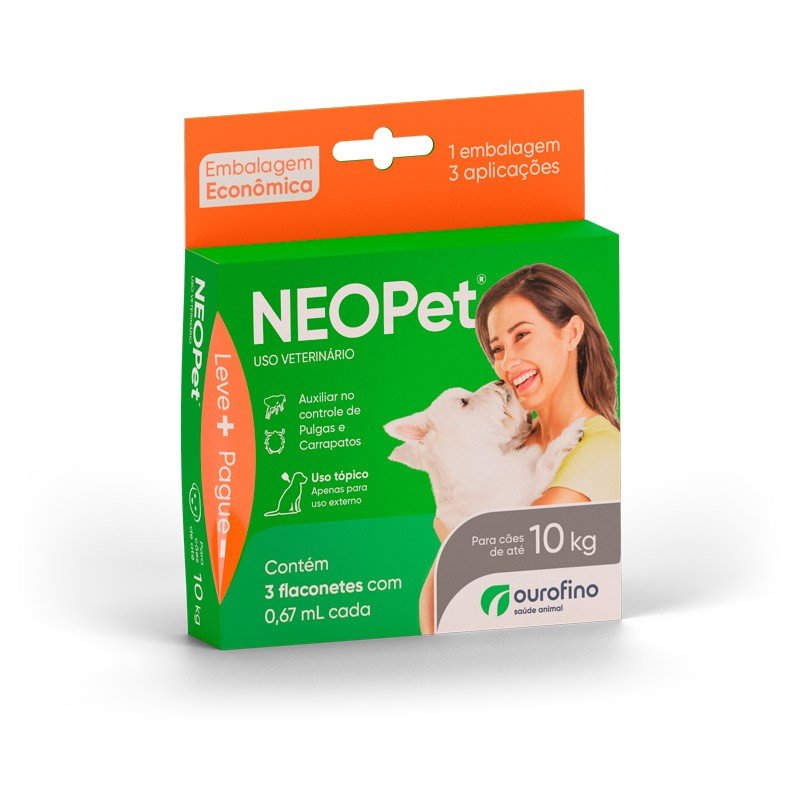 NEOPet Cães - 3 flaconetes com 0,67 mL cada
