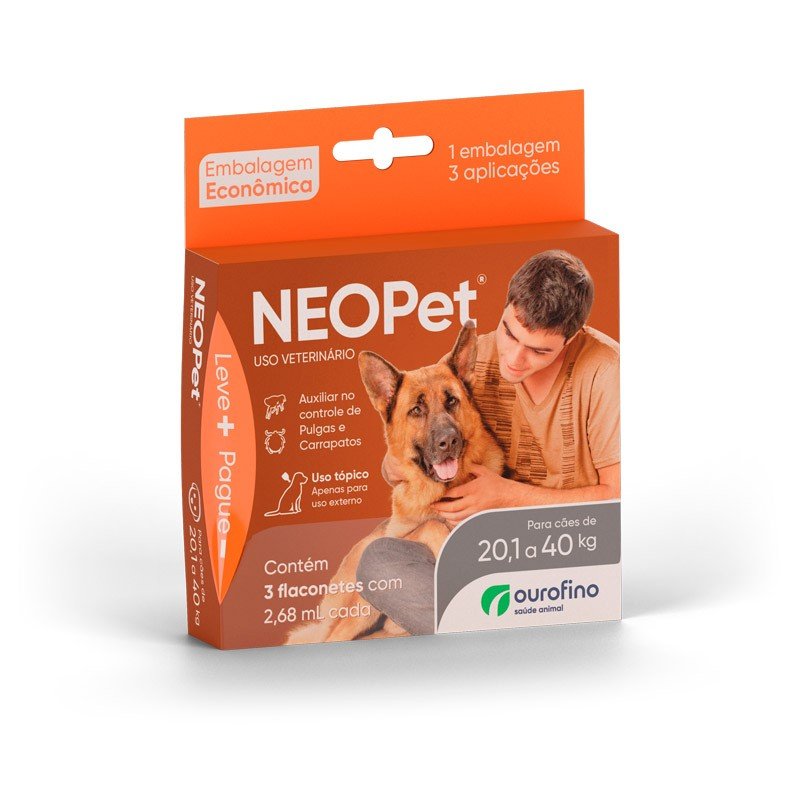 NEOPet Cães - 3 flaconetes com 2,68 mL cada