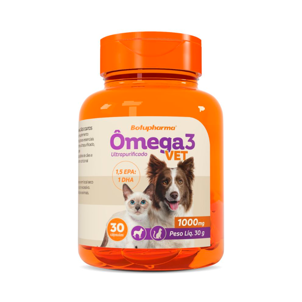 Ômega 3 Vet 1000mg 30 Cápsulas
