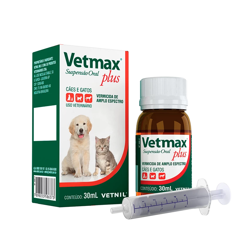 Vetmax Plus Suspensão 30mL
