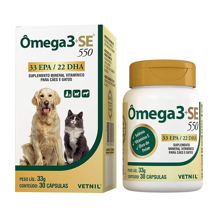 Ômega 3 SE 550 30 Cápsulas