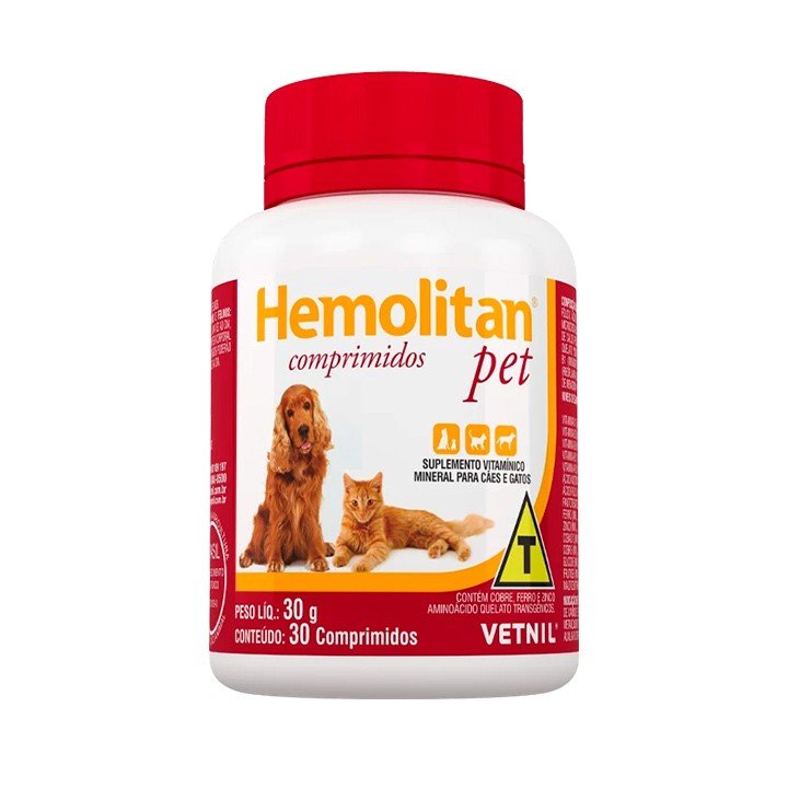 Hemolitan Pet 30 Comprimidos