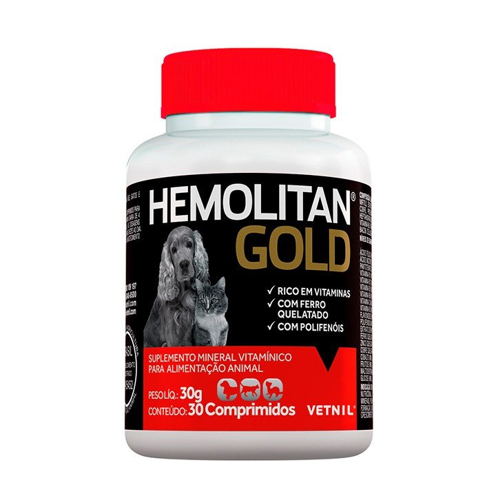 Hemolitan Gold 30 Comprimidos